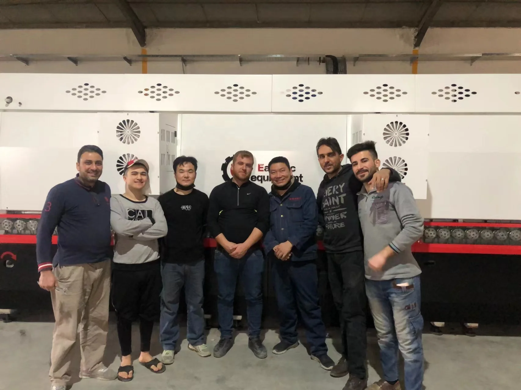 Customize glass machinery forced convection processing oven horizontal tempering furnace for glass