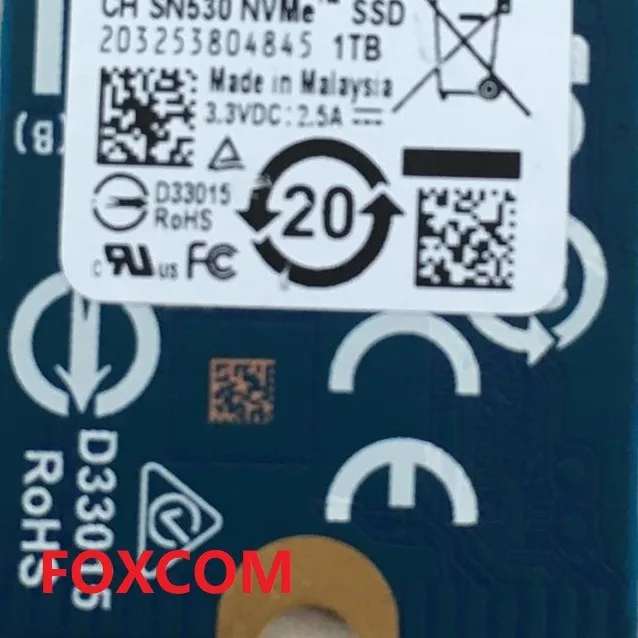 SDBPTPZ-1T00 SN530 1TB M.2 2230 PCIE NVME - Internal SSD  For PC