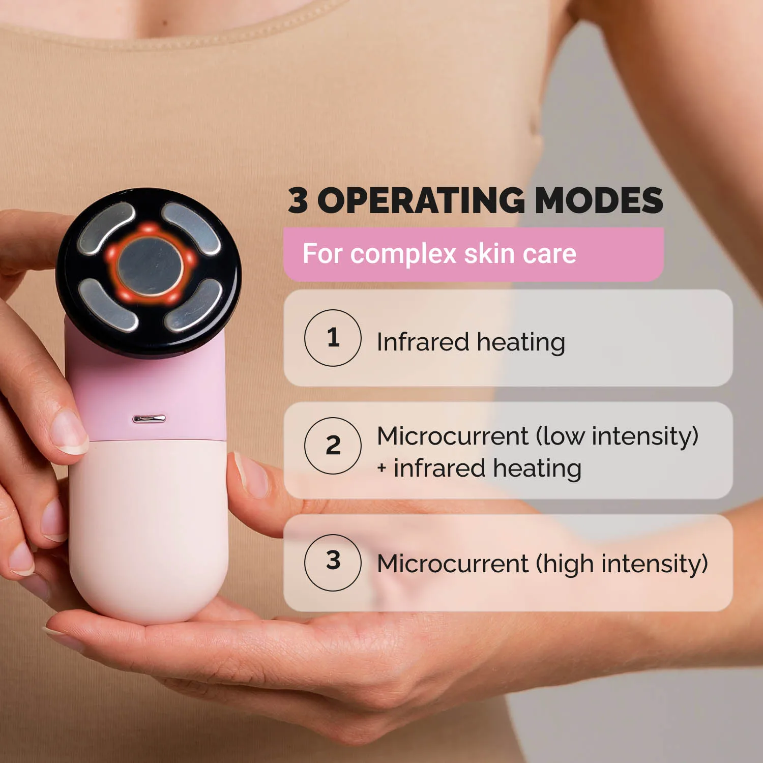 Original Factory Home use Ems facial rejuvenation led anti wrinkle beauty Personal Care Facial Cleansing Brush