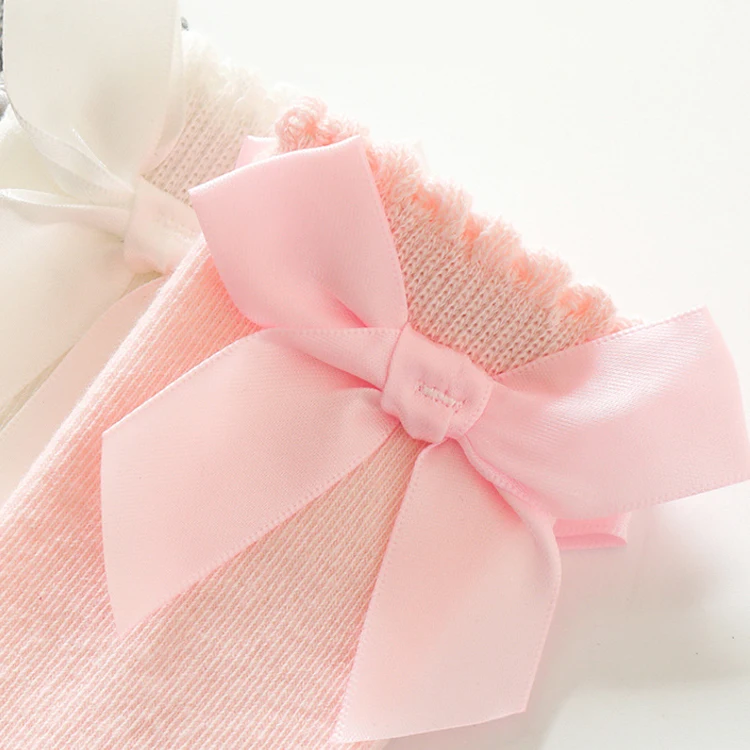 Детские чулки HEHE в испанском стиле Baba для девочек хлопковые носки с бантом новорожденных школьные гольфы