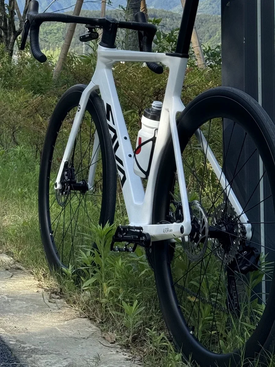 SAVA Factory Carbon Fiber Road Bike Di2-R7170 24 Speeds Electronic Shifter Groupset Disc Brake Racing bike for adults