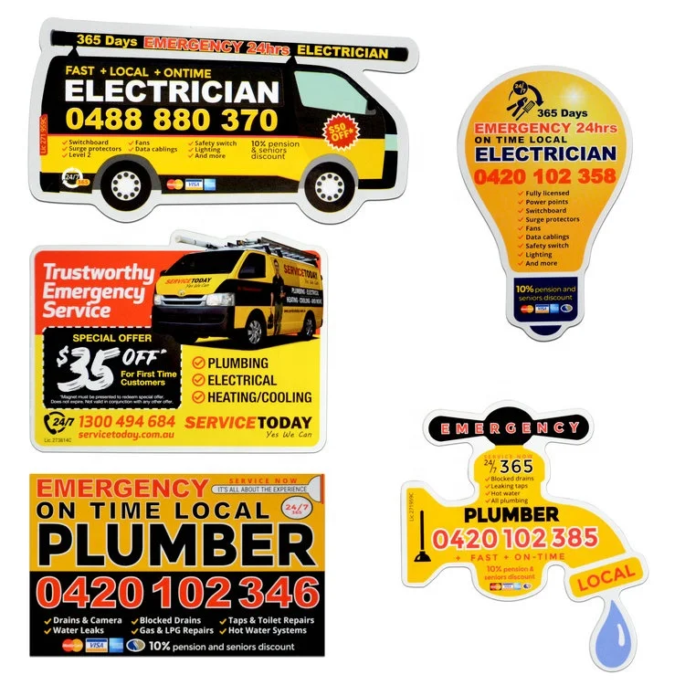 large qty cheap price give away promotional  magnet  custom paper fridge magnet with flyer for advertising