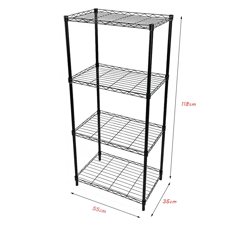 54*35*118CM Kitchen Rack Multi-functional metal  Storage Rack Bedroom Living Room Storage Holders