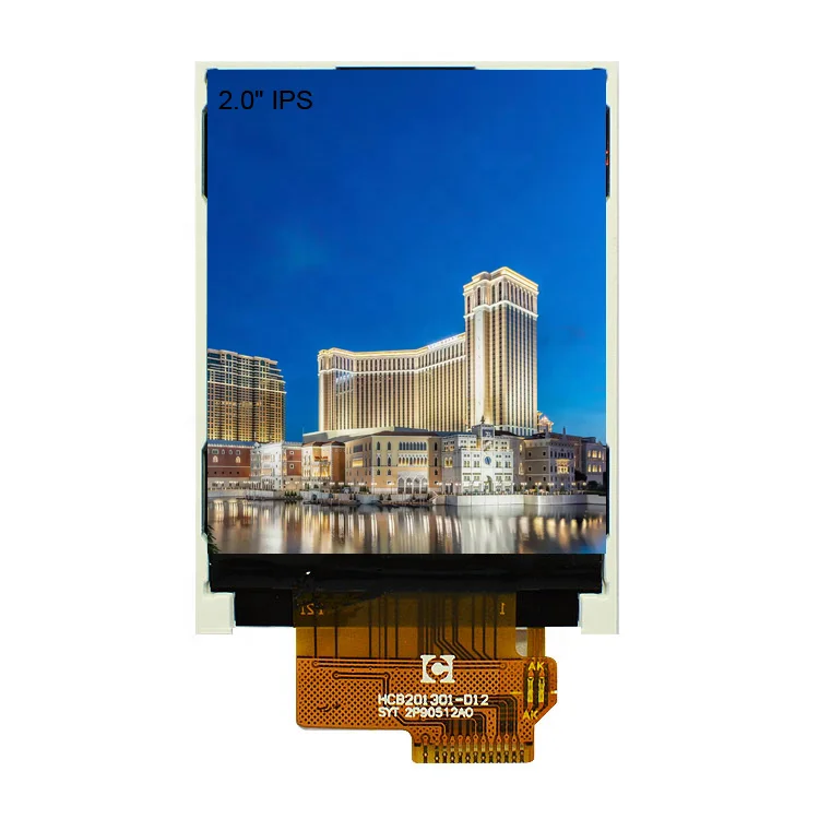 HongXian free View Angle Medical 2.0 inch 240*320 LCD TFT Manufacturer Transmissive lcd IPS Panel TFT LCD Module Screen