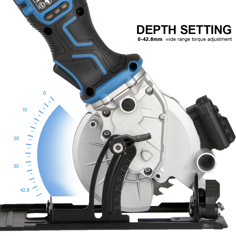 20V Cordless Brushless 4-1/2 In. Mini-circular Saw