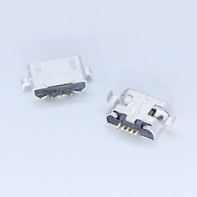 XYFW Jack Socket 5pin 0.8 Smd Micro Usb B Female Connector Used