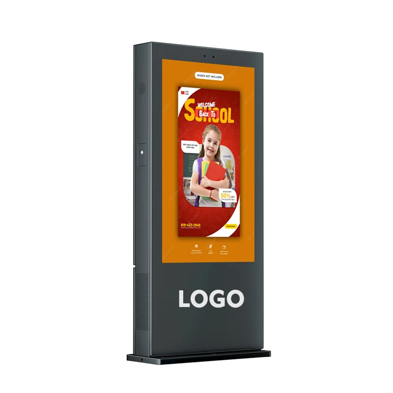 Factory Wholesale 43-inch Outdoor LCD Signage Open Frame Floor Stand Retail Store Wayfinding Includes SDK Graphics Display