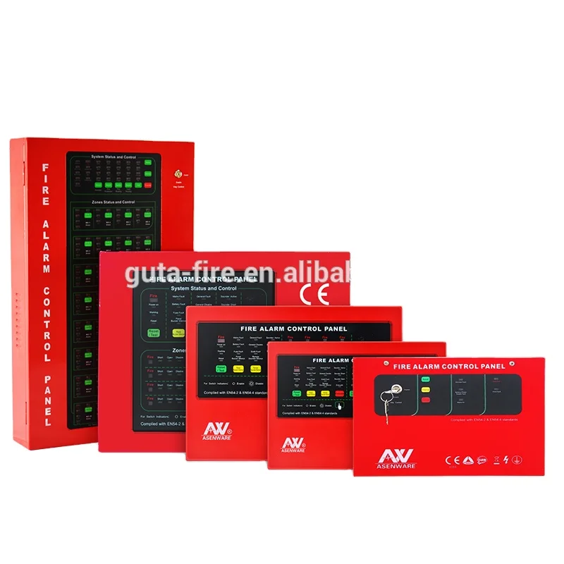 Asenware Fire Alarm system 2 zone Conventional smoke alarm Control panel