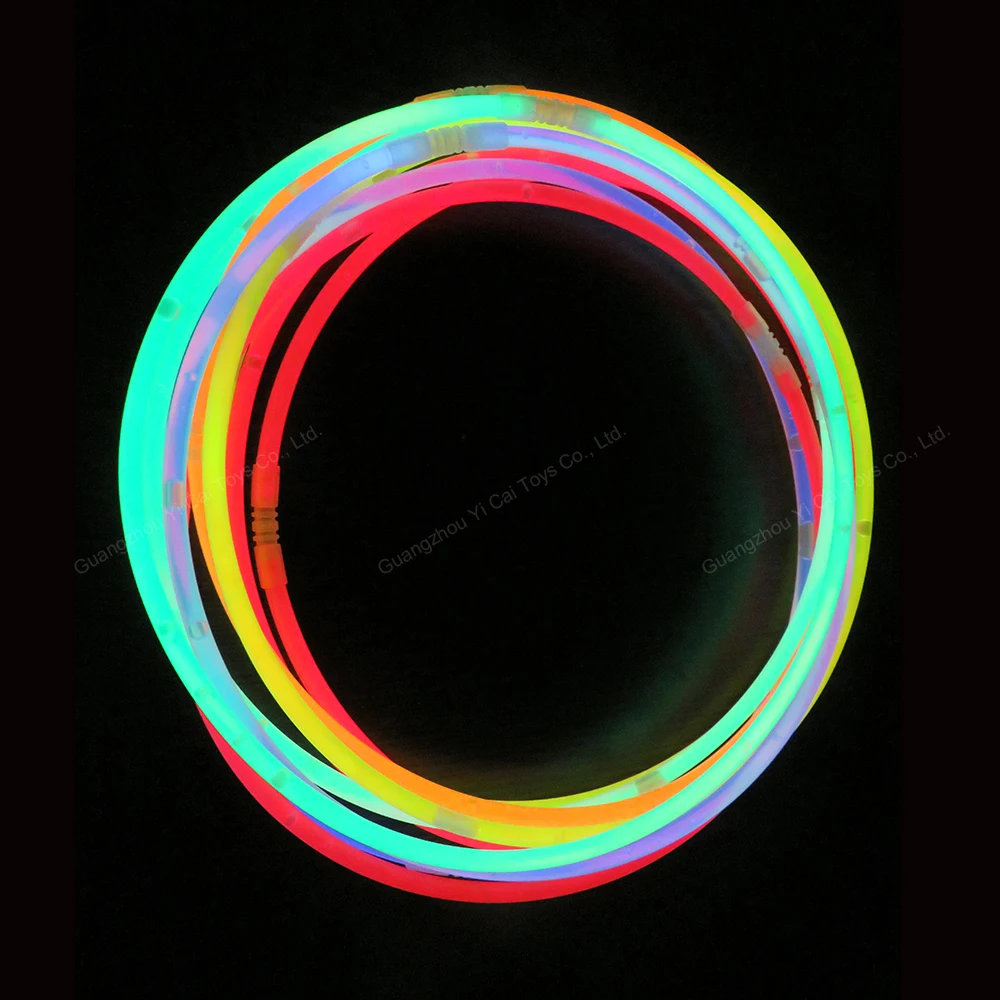 Party Favors 22' Glow Stick Necklace for Party Supplies Glow Necklace Custom