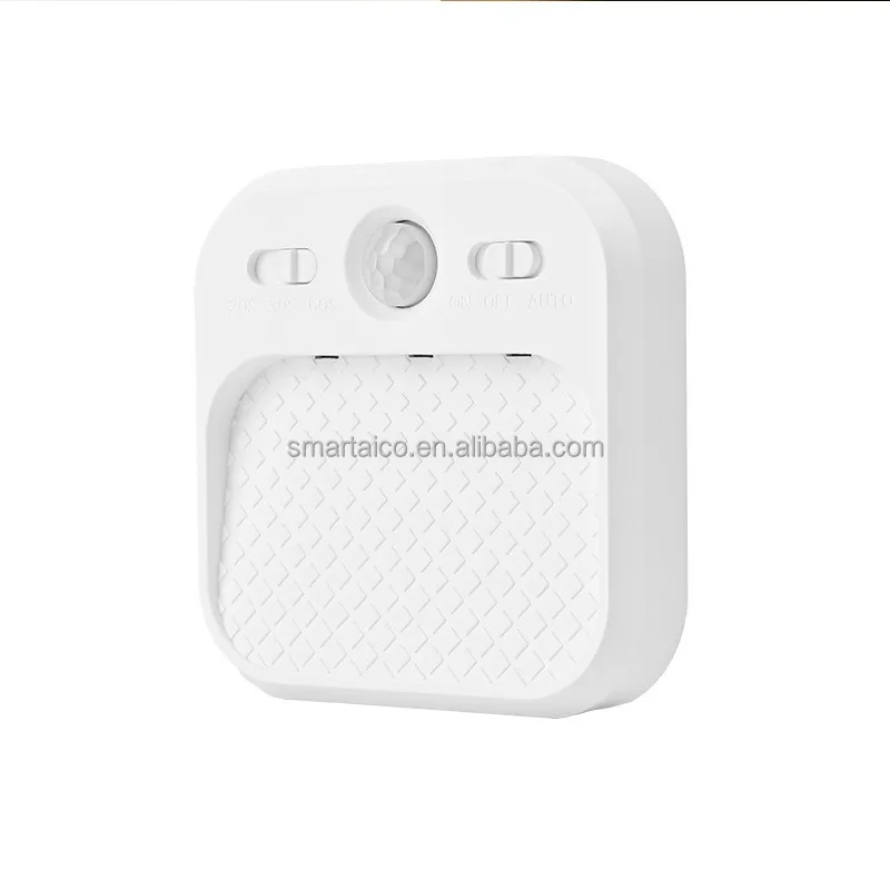 Stick on Mini Motion Sensor Light Indoor LED Light with Stepless Adjustable Brightness Rechargeable Battery Night Light