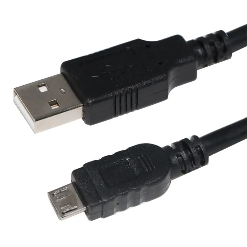 1m black 24awg fast charging USB2.0 USB A Male to micro 5pin usb cable data charger cable support for android