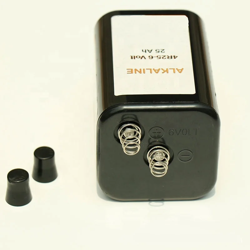 Small alkaline 4LR25 Primary lantern battery 4r25 6v dry battery for temporary traffic light