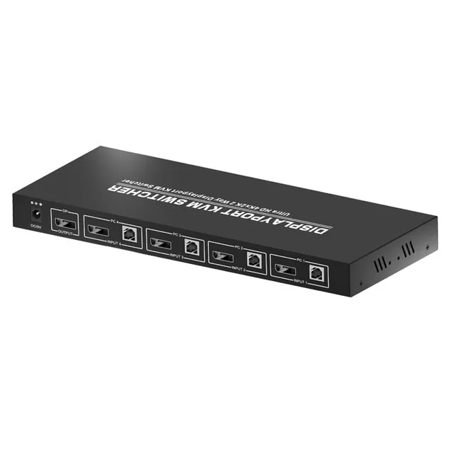 4 порта DisplayPort 1 2 KVM переключатель с аудио и USB-концентратором 4k SV