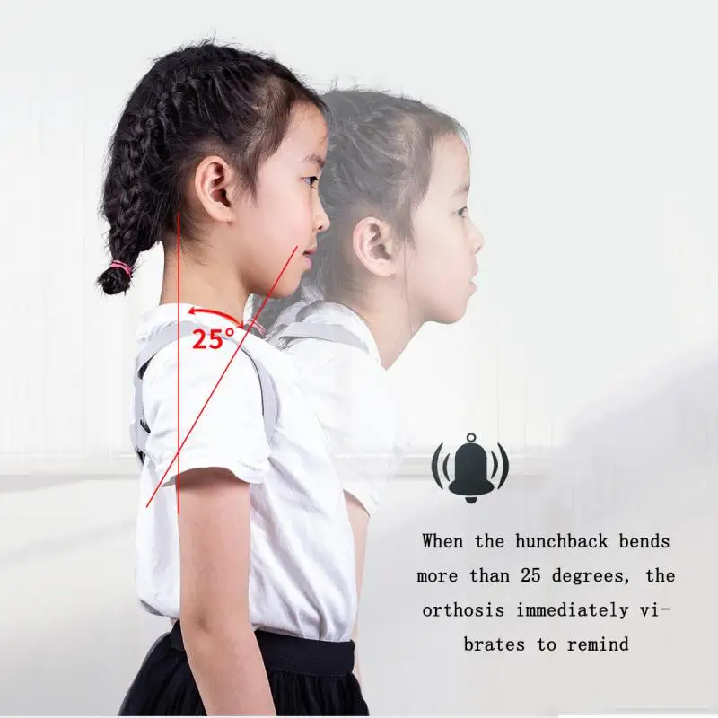 Регулируемый Интеллектуальный Корректор Осанки Спины, спины, плеч, поясницы, поддерживающий пояс, коррекция осанки, пояс для спины