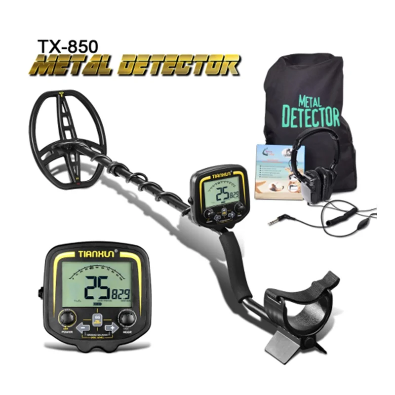 Дропшиппинг поставщик поисковая катушка для Tx-850 5 м Промышленный Портативный ЖК-монитор глубокий металлоискатель для золота De Oro наушники Tx 850