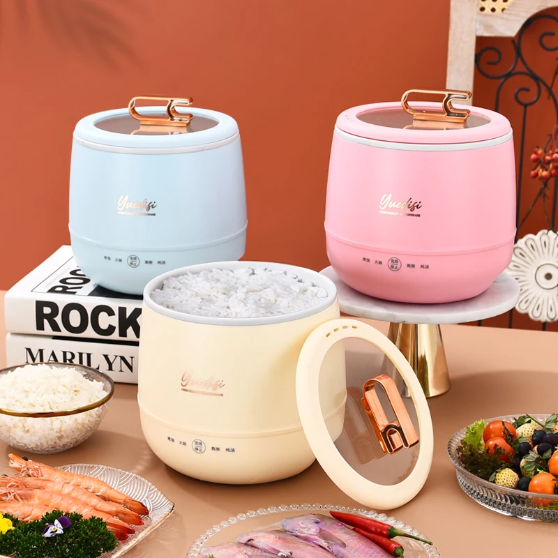 Multi-function Household Small Electric Skillet Cooking Intelligent Non Stick Mini Rice Cooker For Dormitory