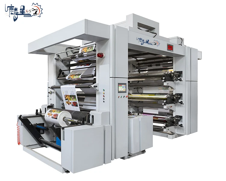 100M/min Stack Type Flexo/Flexographic Printing Machine 6 Color Printer