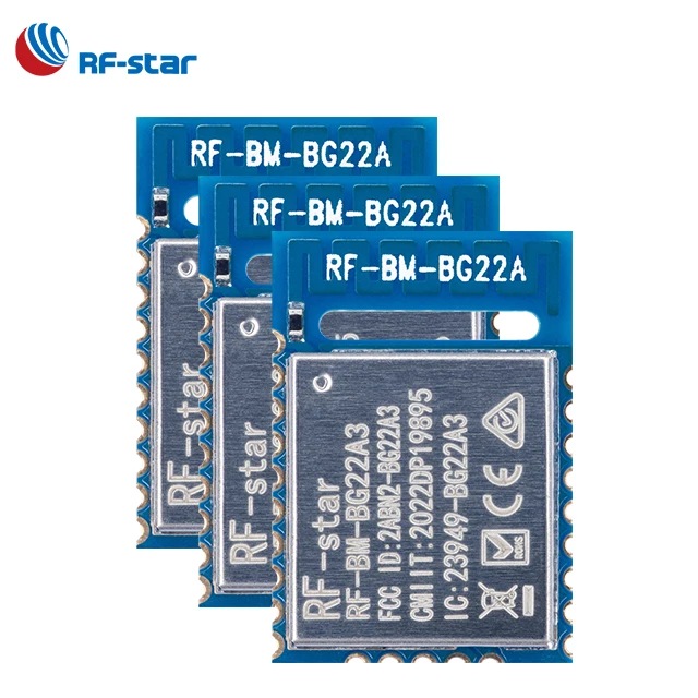 BLE5.2 IoT Cost-effective Silicon Labs 5.0 wireless module 6 dBm AoA AoD EFR32BG22 RF transceiver
