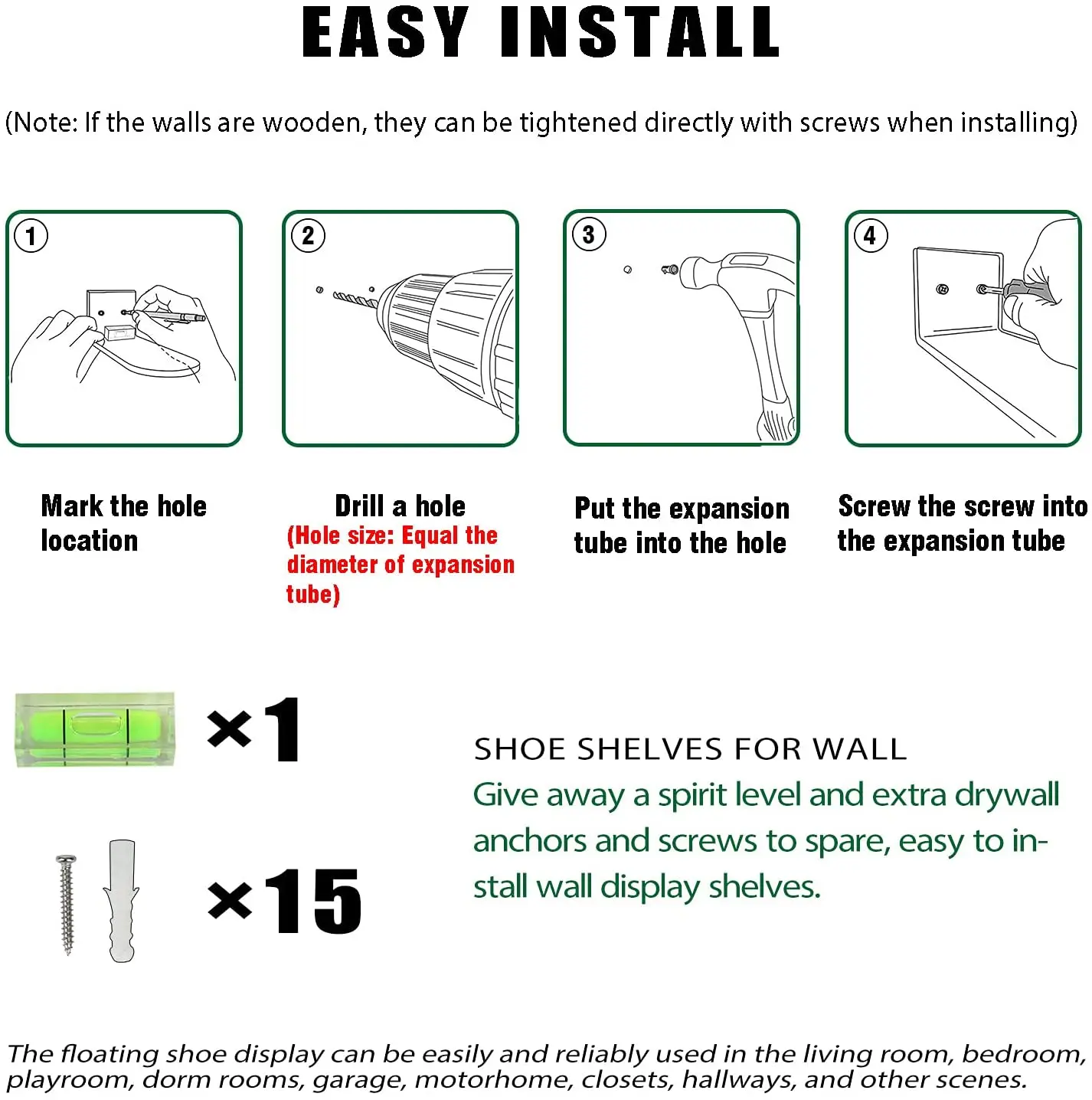 Clear Acrylic Floating Shoe Display Shelves for Wall Mount Clear Acrylic Floating Shelves for Showcase Sneaker Collection