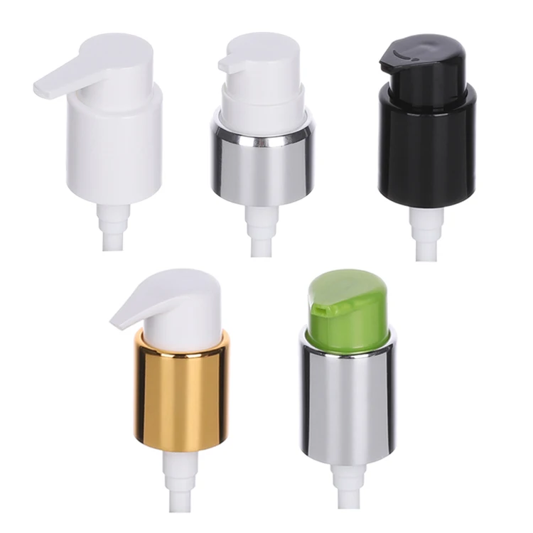 Cosmetic Packaging 22/410 24/410 Cream Pump Makeup Removal Oil Pump Cream Dispenser Pump With External Spring