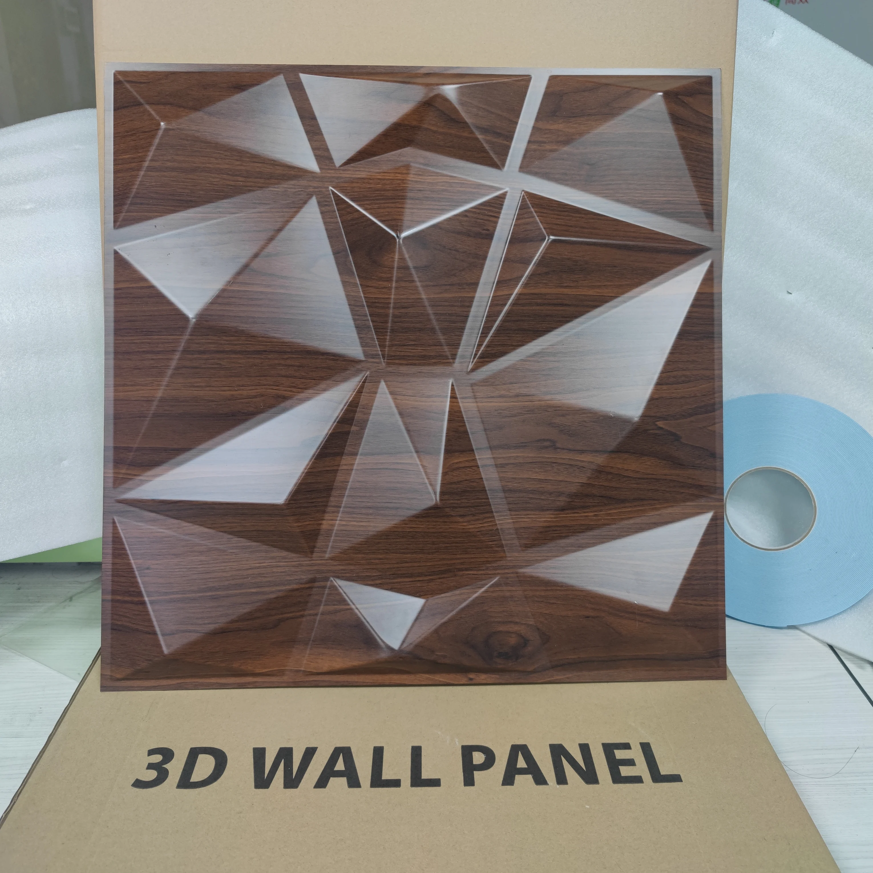 Best selling marble diamond texture pvc laminated panel Indoor and outdoor decorative wall 3d panels