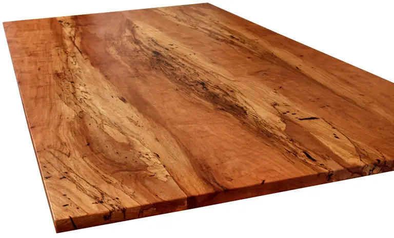 Домашняя деревянная мебель столешницы прямоугольные с натуральным краем пекан гикори кухонные из орехового дерева