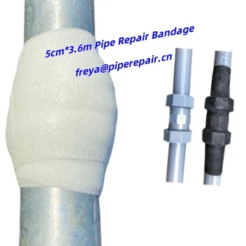 PVC Pipe Repair System- Composite Fibreglass Wrap Urethane Resin Soaked Pipe Repair Tape to Fix Leaking Pipes