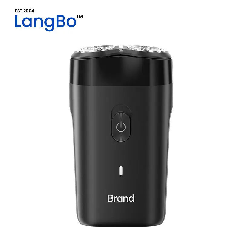 2024 Mini IPX6 Travel Shaver Portable Twin Magnetic Cutter Blade USB Powered Safety Feature Custom Logo for Men