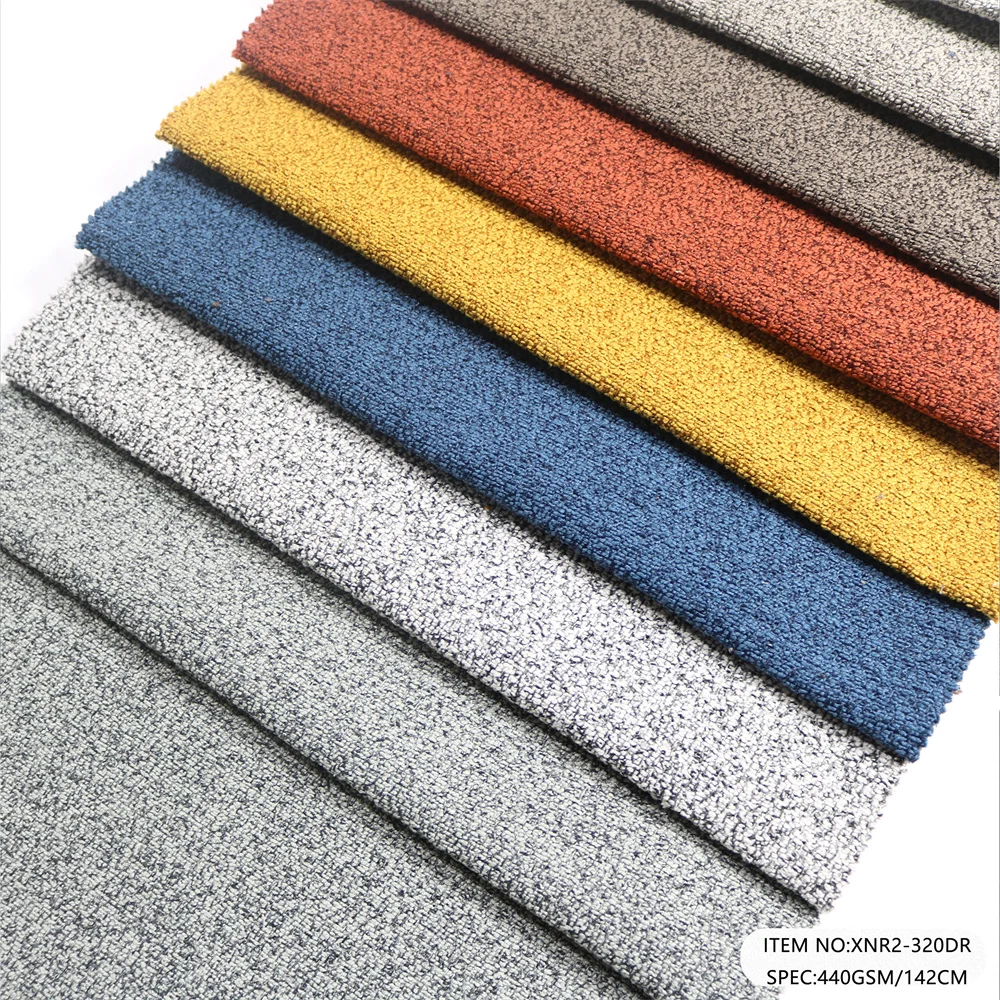 Factory wholesale custom cheap price linen sofa upholstery fabric polyester 800 MOQ Woven solid upholstery linen fabric