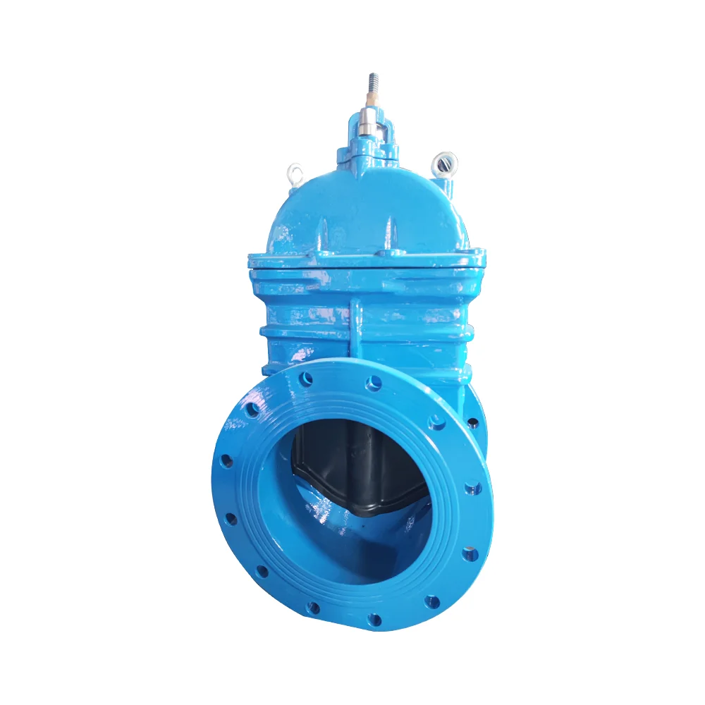 DIN3352 F4 F5 4 inch Ductile cast iron NRS NBR resilient seated GGG50 gate valve BS5163