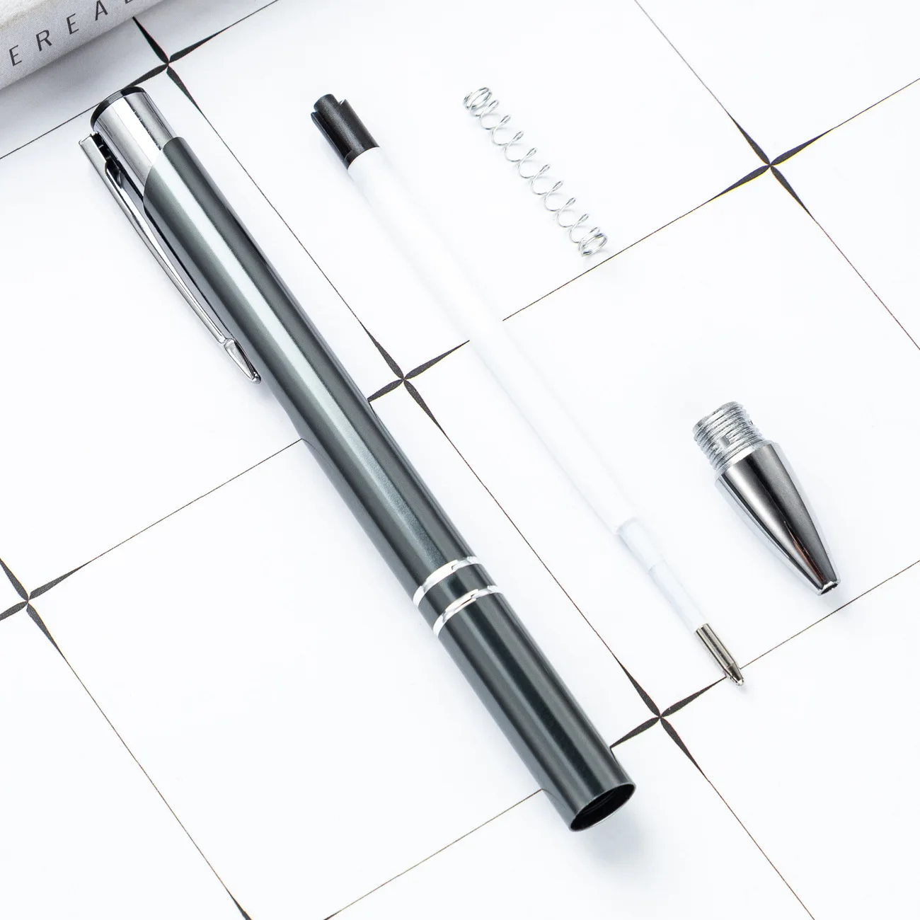 Wholesale Luxury Promotional Metal Ball Pen With Logo Customized Ballpoint Pen Engraving Personalized Gift Metal Ball Pen