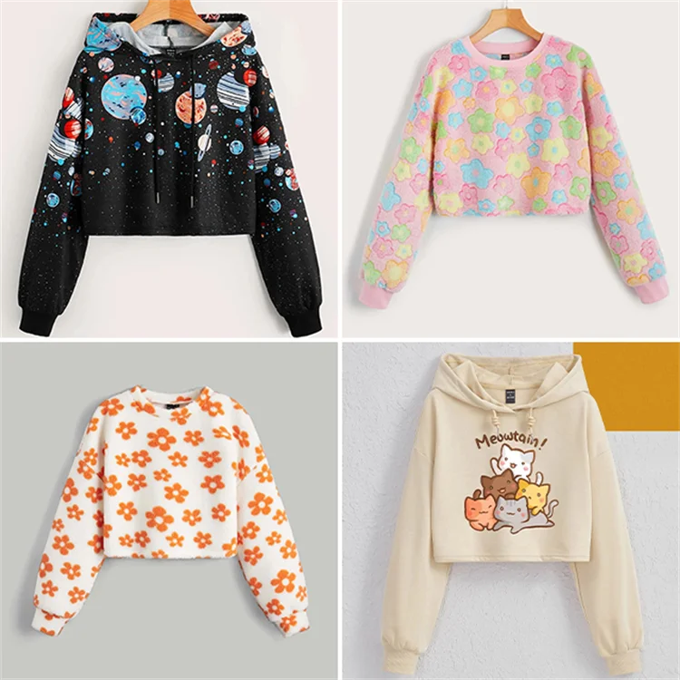 Women Bales Hoodie Sweat Shirt Stock Clothes Mixed Bulk-items Wholesale Clothing Stock