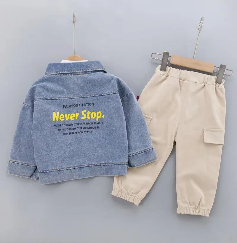 Trendy 1 2 3-4 to 5 Years Old Little Child 3 Pieces Suit Smocked Baby Boy Dress Boutique Kids Clothes Toddler Boys Clothing Sets