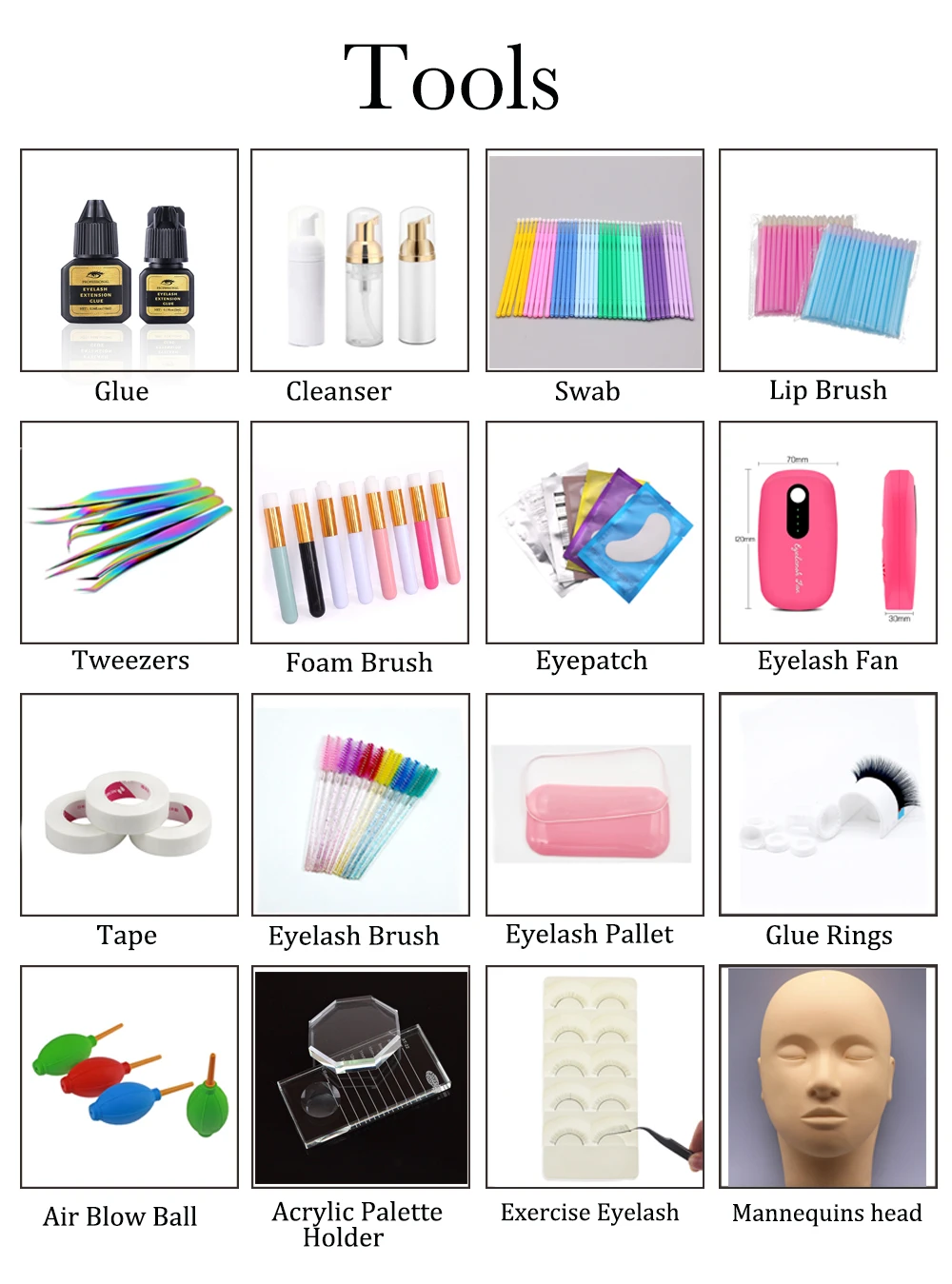 Eyelash Extension tools