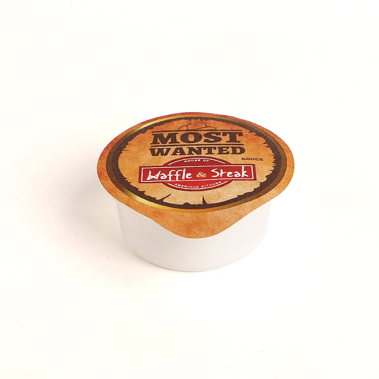 Aluminum foil lid for plastic cup water/juice/yogurt cup