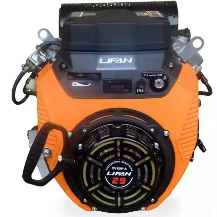 27hp бензиновый двигатель V двухцилиндровый Электрический для продажи