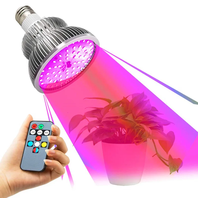 LED Indoor Plant Growth Lamp Full Spectrum 3/6/9 Hour Fixed Growth Lamp - 50W Cob Solar Plant Growth Lamp 5 Dimmer