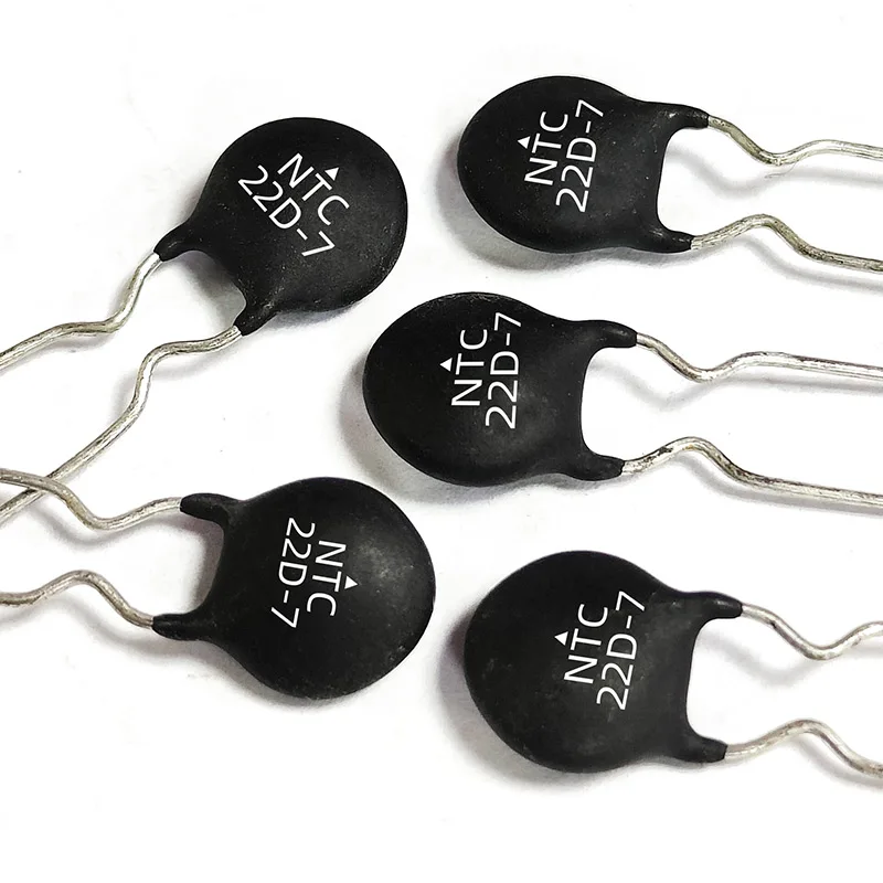Power Capacitors Thermistor Thermal Resistor NTC 22D-7 Variable Resistor For Sale