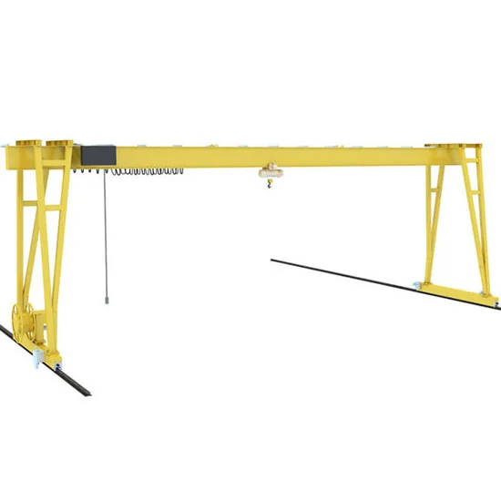 L Frame 10 Ton Heavy Duty 20 Ton Mobile Gantry Crane With Electric Travelling End Truck
