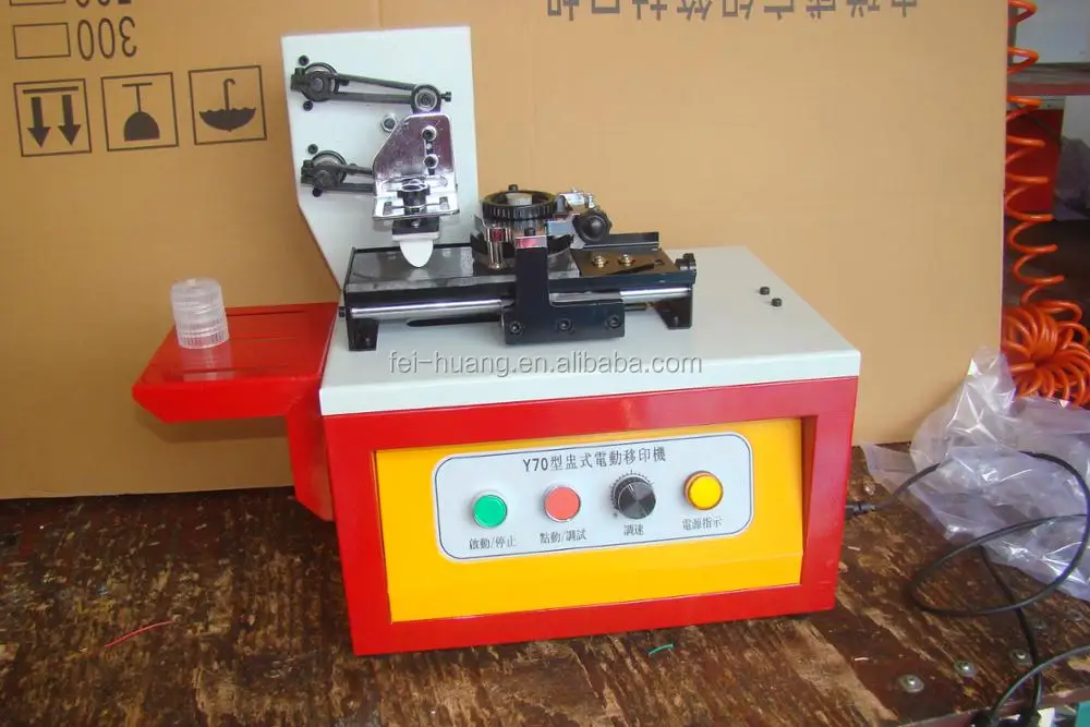 Professional oil cup type pad printer, ink cup pad printing machine with low price