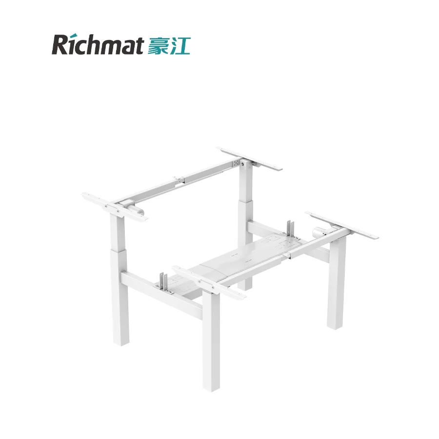 
Four motorized height adjustable desk riser 