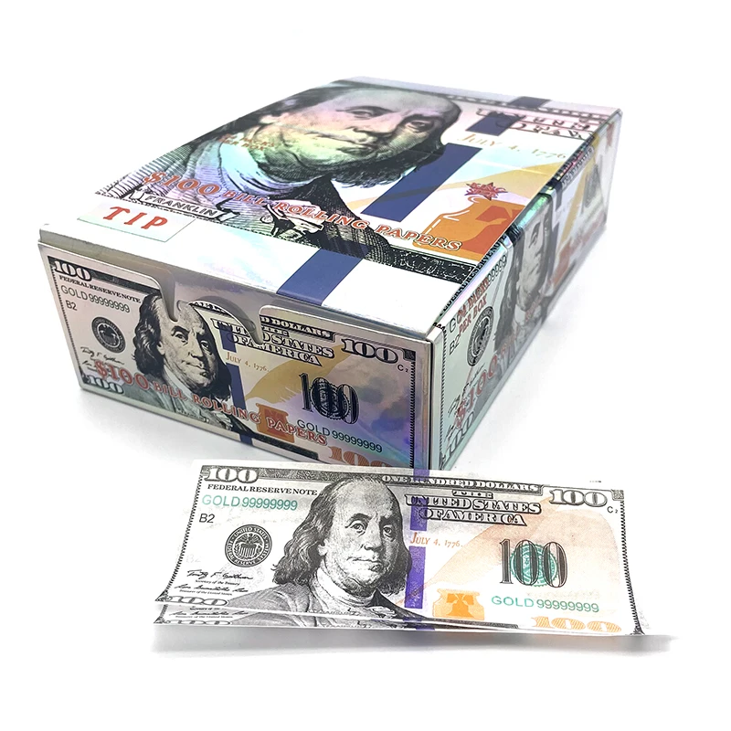 dollar style Custom printed smoking rolling papers new product cigarette rolling paper