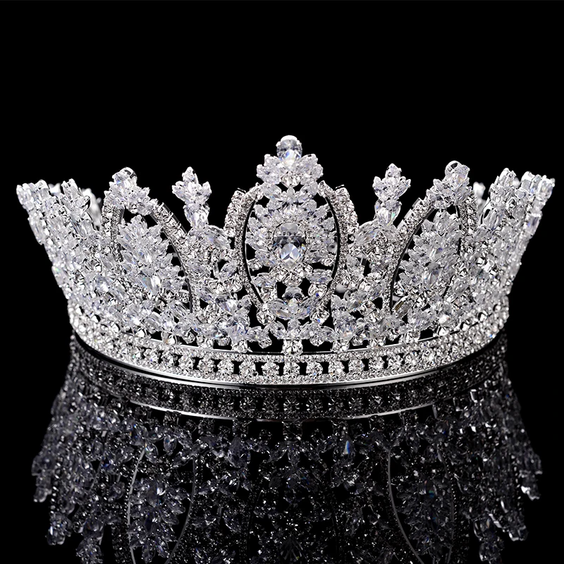 
Princess Crown and Tiaras Classic Design Elegant Wedding Bridal Hair Jewelry Tiaras Crowns Women Zircon BC5069 Corona Princesa 