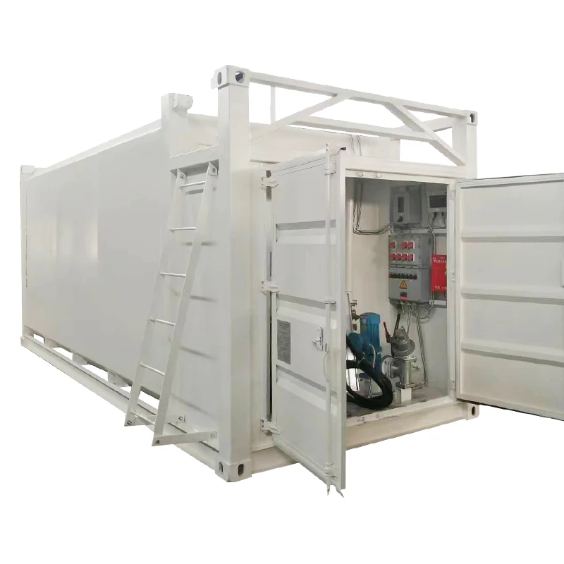 Hot Selling Self Bind Mobile Fuel Station Container Mobile Fuel Station Fuel Storage Tank