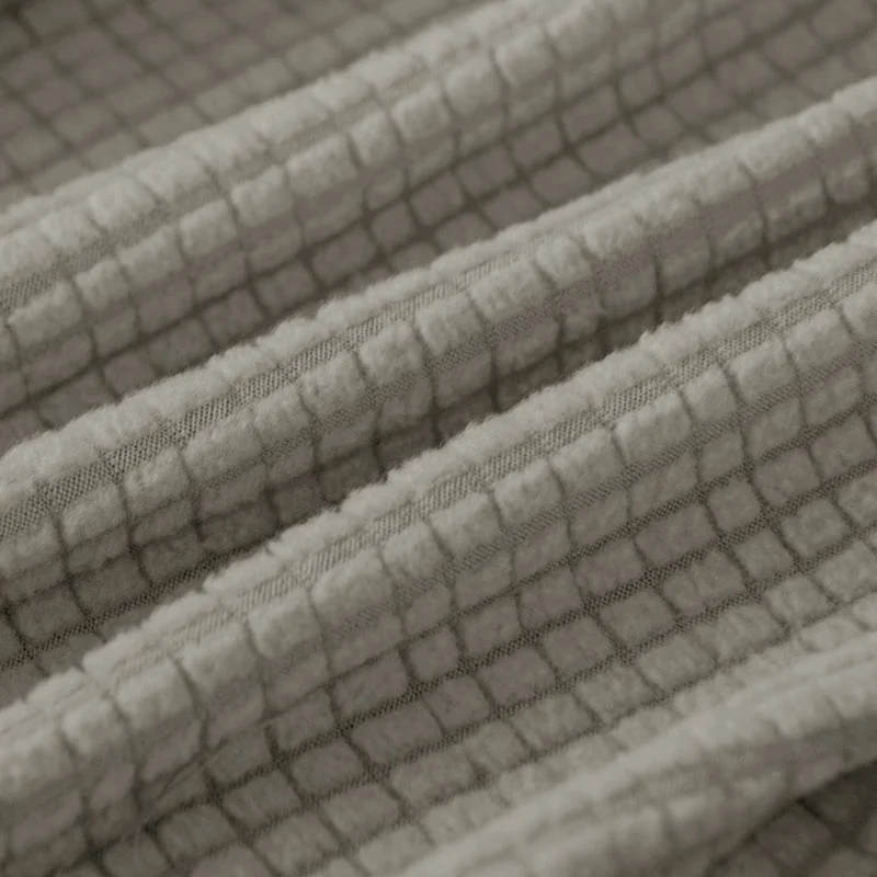 New Hot Sale Stretch Small Check Jacquard Non-slip recliner chair cover Sofa Cover with Pocket