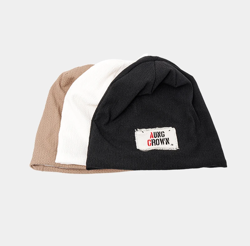 European and American Fashion Custom Summer Beanie Winter Hat Slouch Knit Slouchy Hat Men Women Casual Cap Cotton