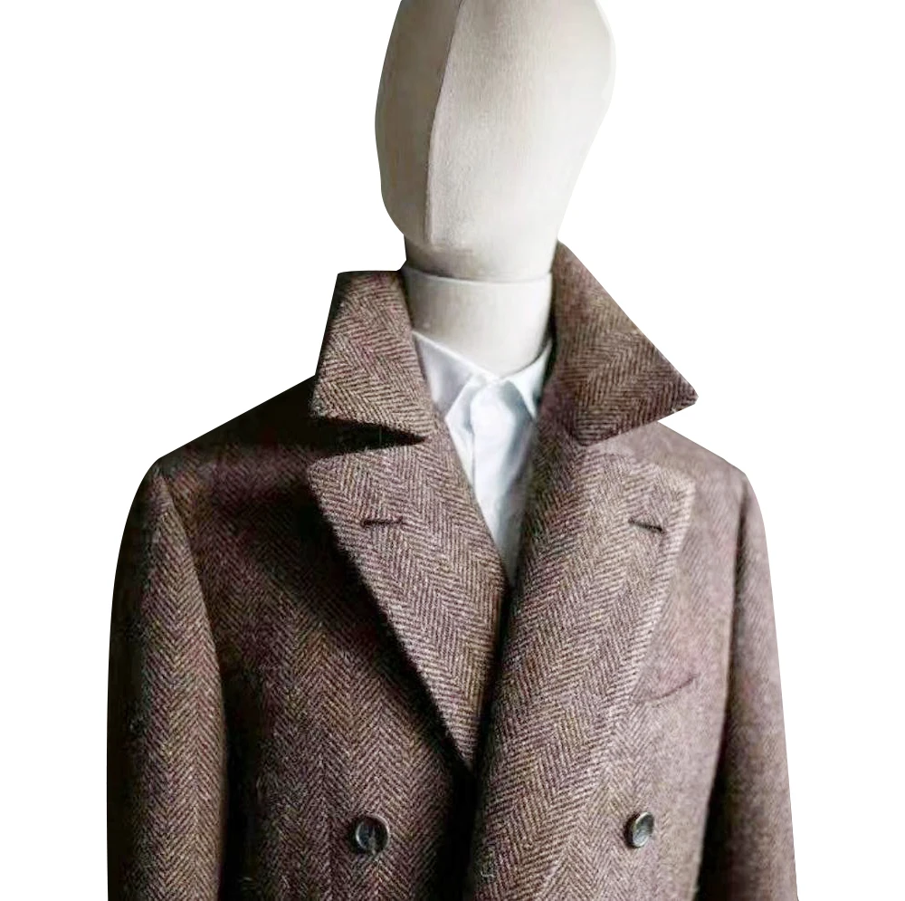 Best Price Custom Made   cashmere mens overcoat hot sale