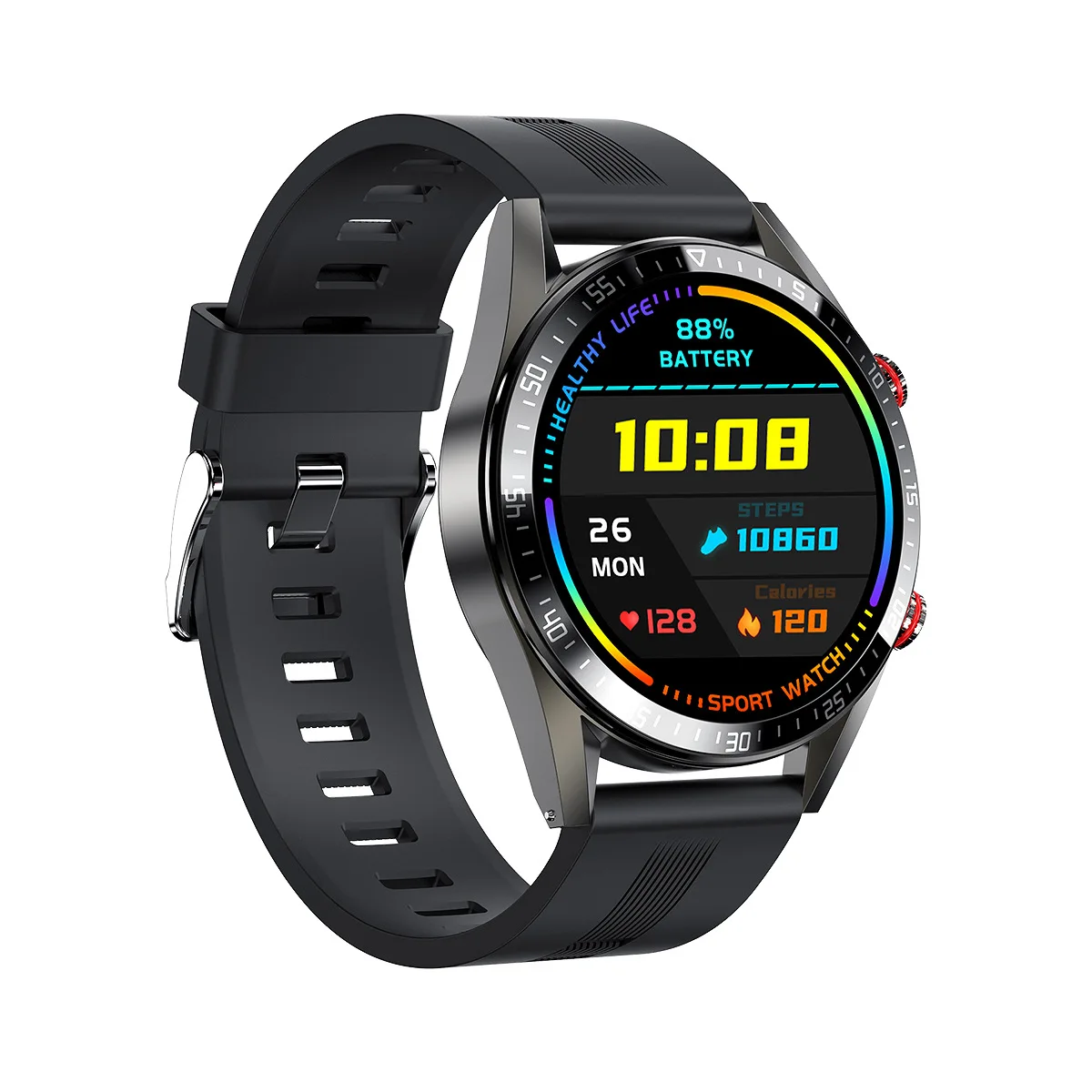 2024 New Full Fitness AMOLED 4G Memory Music Smart Watch Phone Call Local Music Smartwatch For Men Android TWS Earphones Watches