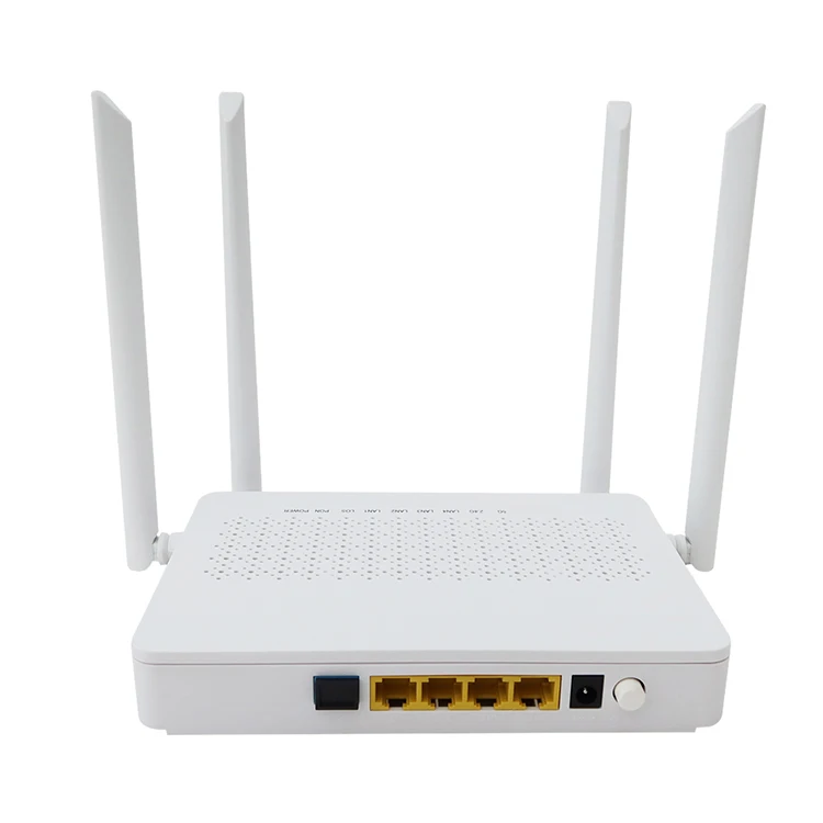 4 Antennas 4GE+11AC WIFI XPON ONU Compatible With Most Branded GPON OLT
