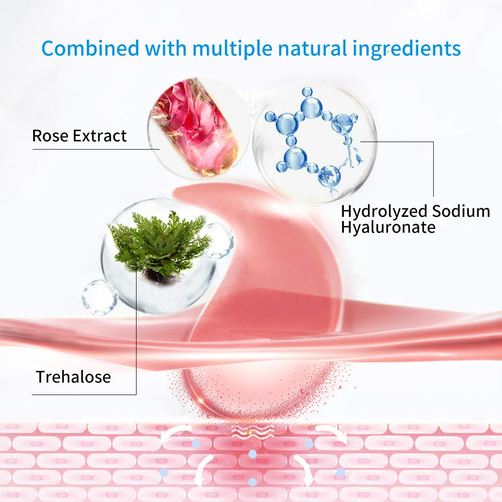 60 Pcs to Remove Eye Dark Circles Ccollagen Corea Hydrogel Mask Lady Not Reusable Rose Patches